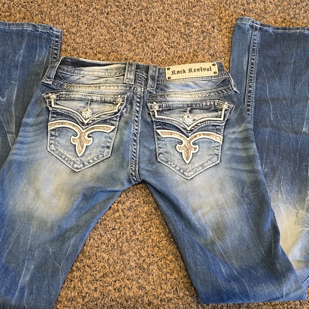 Like new Rock Revival Jeans